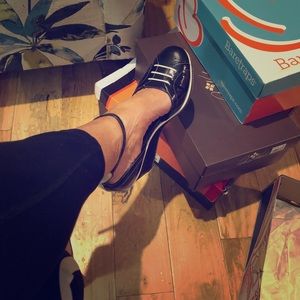 Black with a little red and white